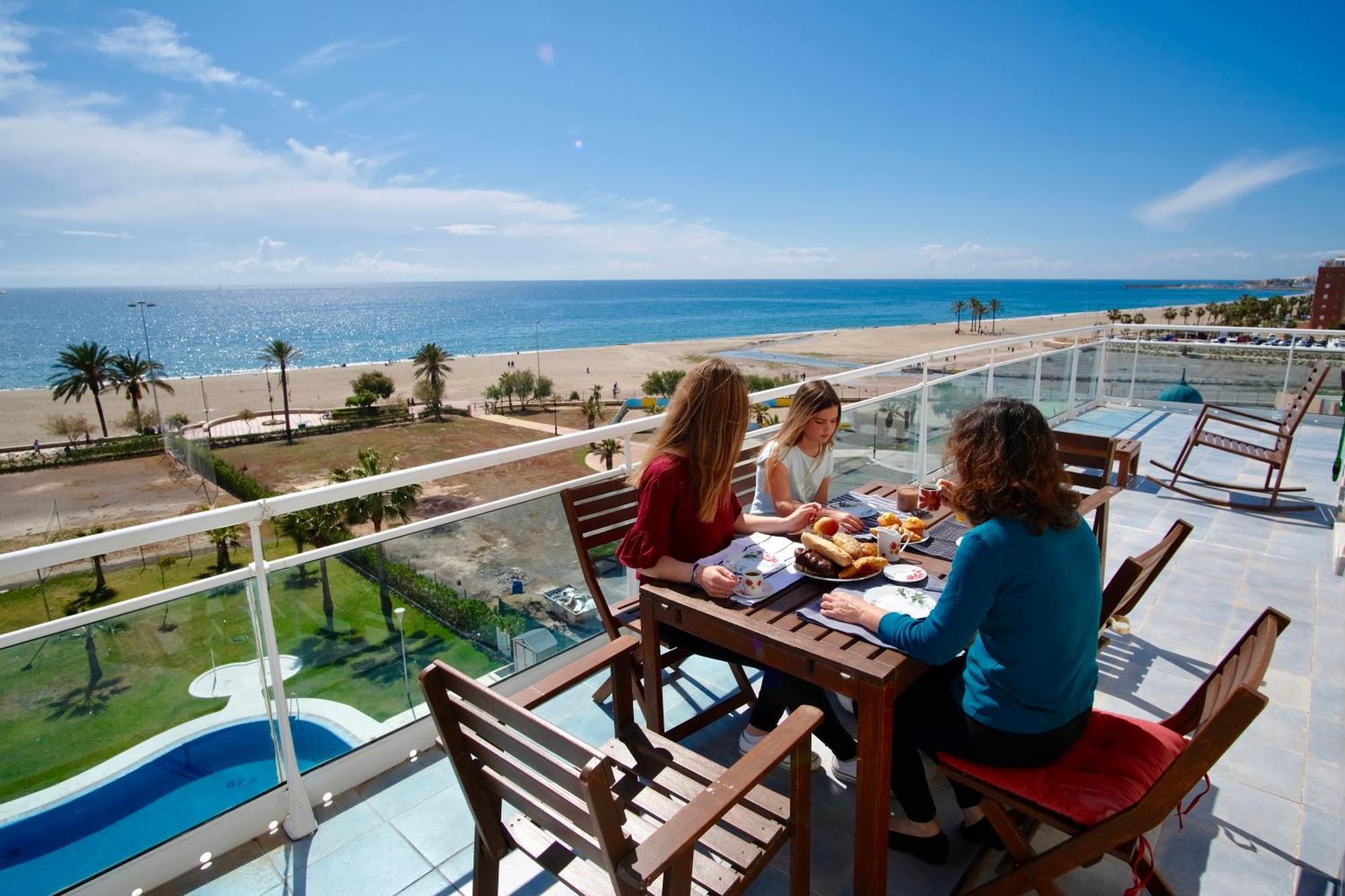 Seafront Penthouse Almeria Roquetas de Mar Exterior photo